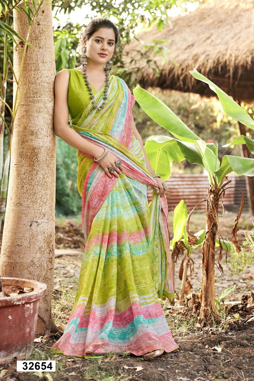 Simona Vol 5 By Vallabhi Chiffon Printed Daily Wear Saree Orders In India